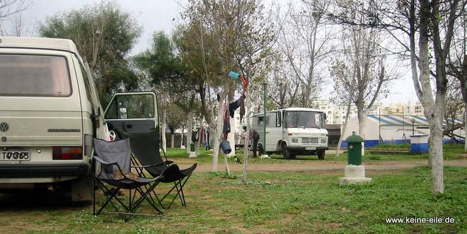Roadtrip Marokko: Campingplatz Martil