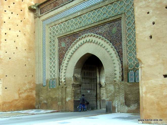 RRoadtrip Marokko: Meknes: Bab Mansour Tor