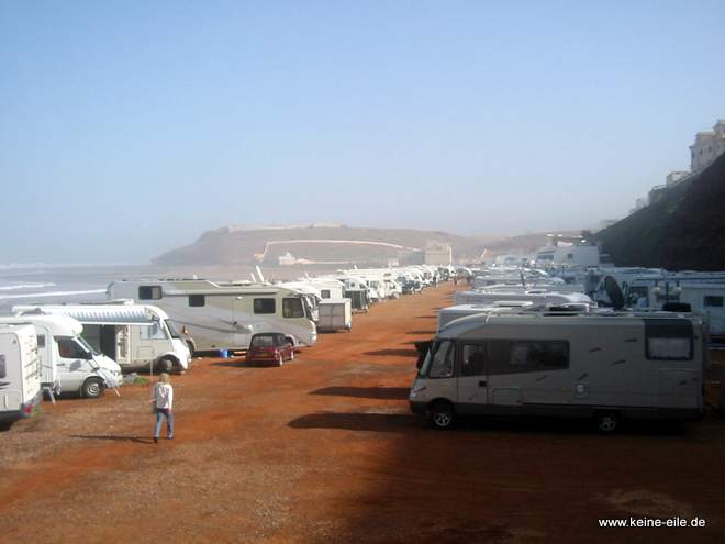 Roadtrip Marokko: Campingplatz in Sidi Ifni