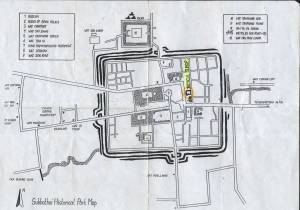 Karte von Sukhothai