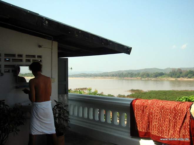 Radrundreise Thailand: Guesthouse am Mekong 
