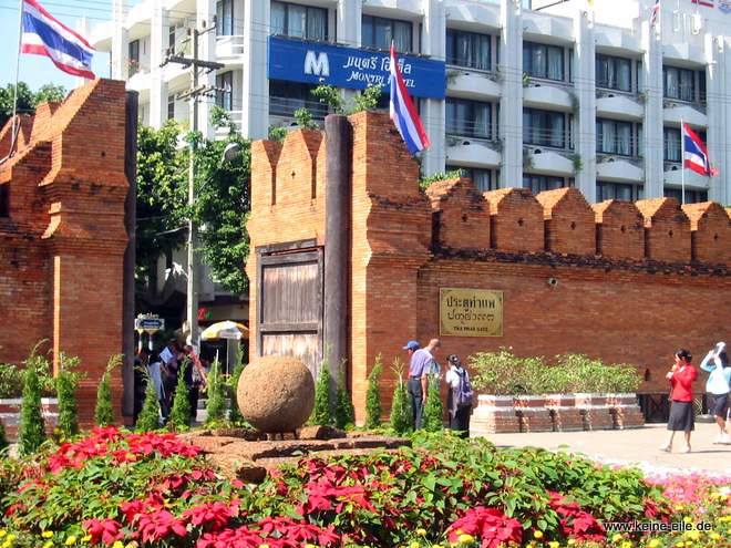 Stadtmauer Chiang Mai, Thailand