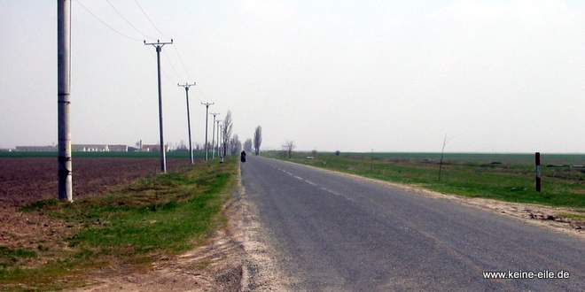 Straße in Rumänien