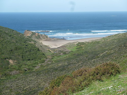 der Weg hinunter zur Praia do Amado