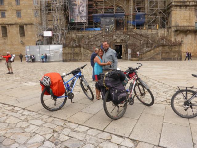 Mit dem Fahrrad auf dem Jakobsweg pilgern: In Santiago