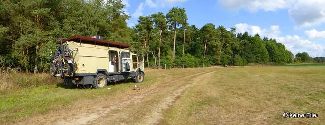 Am Teufelsberg geparkt