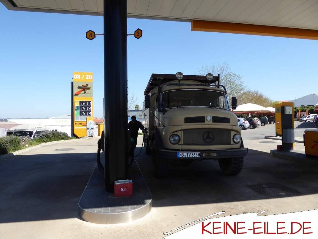 tanken in Moura