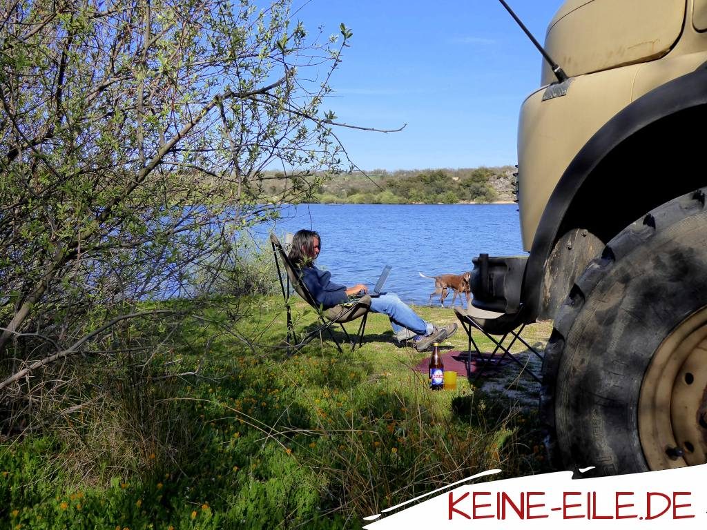 am Stausee bei Nisa, Portugal