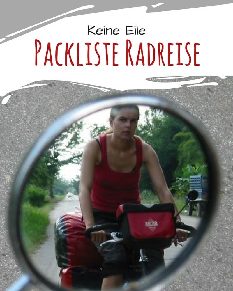 Packliste Radreise
