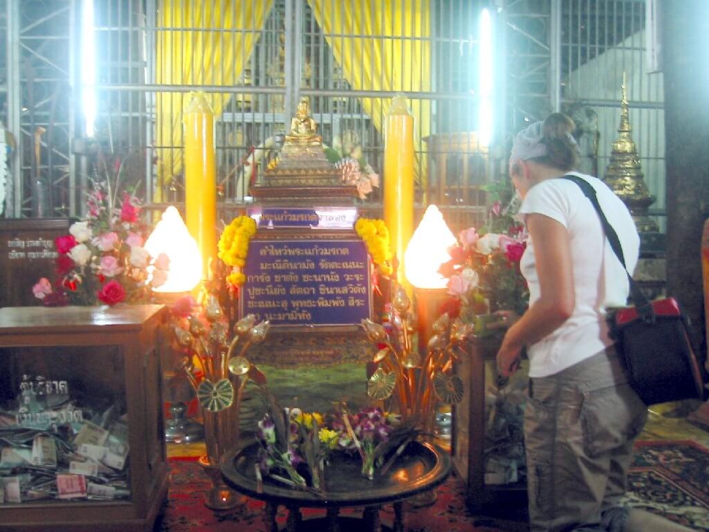 in einem Tempel bei Lampang